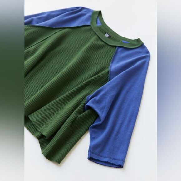 Urban Outfitters waffle Thermal reglan baseball tee size XS - Picture 7 of 7